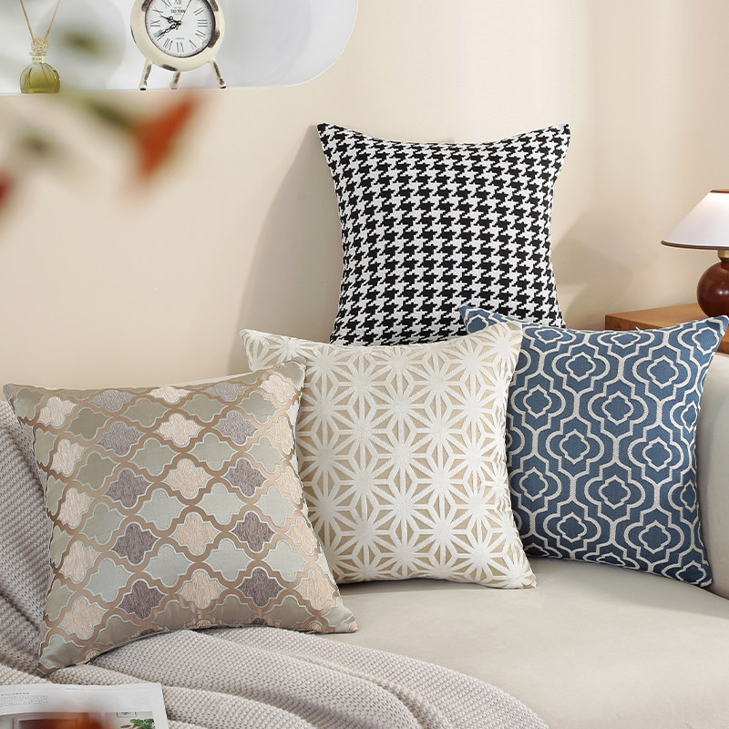 欧式抱枕套不含芯简约现代沙发靠垫靠背飘窗装饰卧室床.头靠枕腰