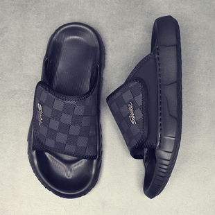 男士拖鞋夏c季新款外穿韩版时尚网红高端拖鞋踩屎感室外软底沙滩