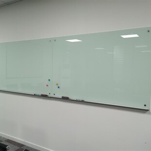 防爆钢化磁性f玻璃白板墙会议室展示板学校培训班办公室写字板定