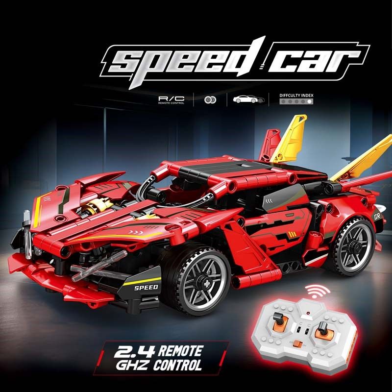 2025新款赛车遥控积木玩具儿童拼装跑车益智拼图礼物男孩生日模型,玩具/童车/益智/积木/模型,普通塑料积木,淘宝优惠券,粉丝福利购,淘宝优惠卷