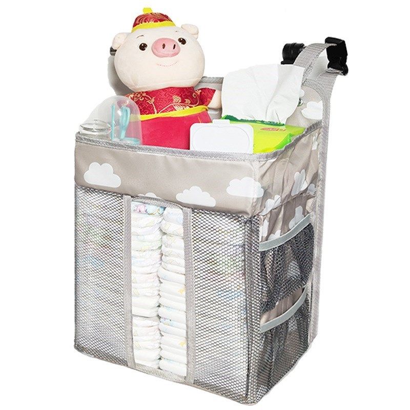 婴儿床边收纳袋婴儿床头收纳袋婴B儿床挂袋收纳袋婴幼儿用品尿布,收纳整理,吸尘器收纳架/盒/袋,淘宝优惠券,粉丝福利购,淘宝优惠卷
