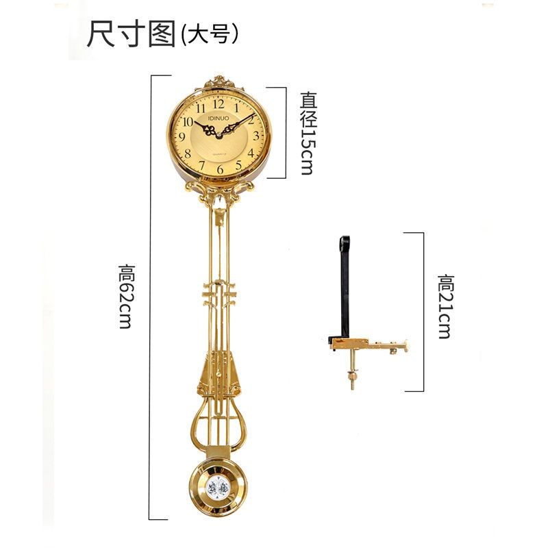 落地钟摆配件欧式客厅摆钟座钟机芯立式摇摆钟表零件女神摆件大钟