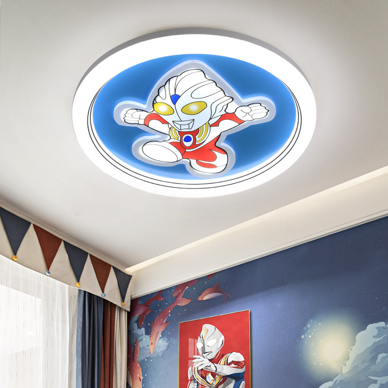 儿童房LED吸顶灯现代简约卡通主卧室灯2025新款男孩Y女孩房间灯具
