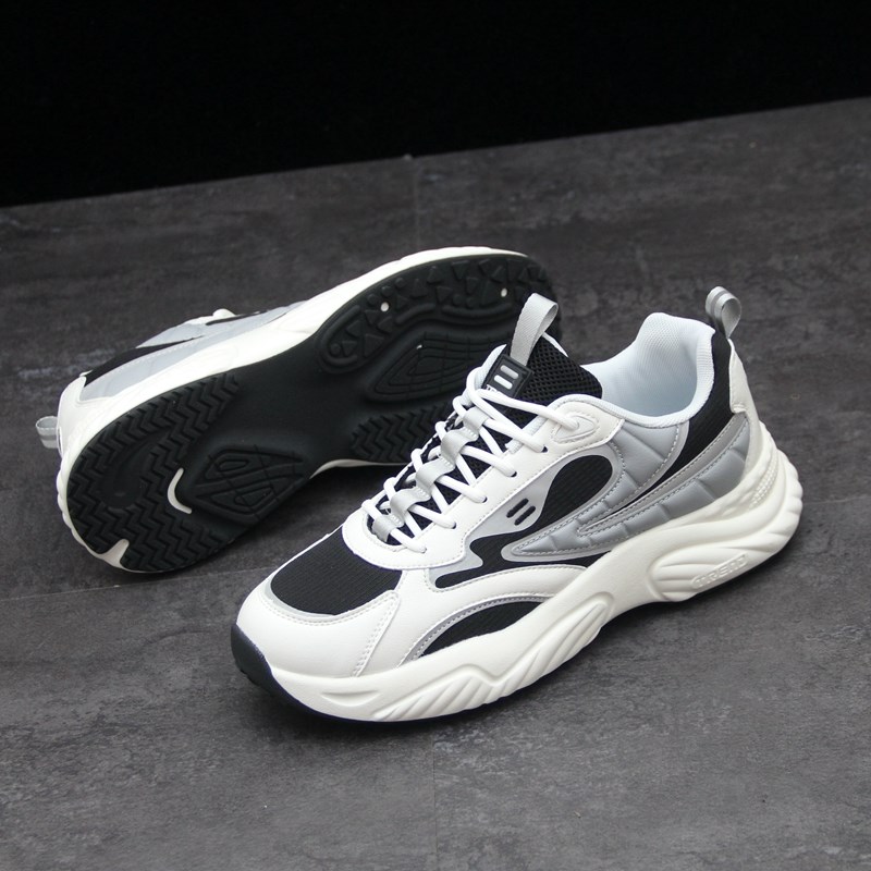 韩版网红情侣款运动鞋百搭潮流厚底老爹鞋子网面智熏鞋学生跑步鞋