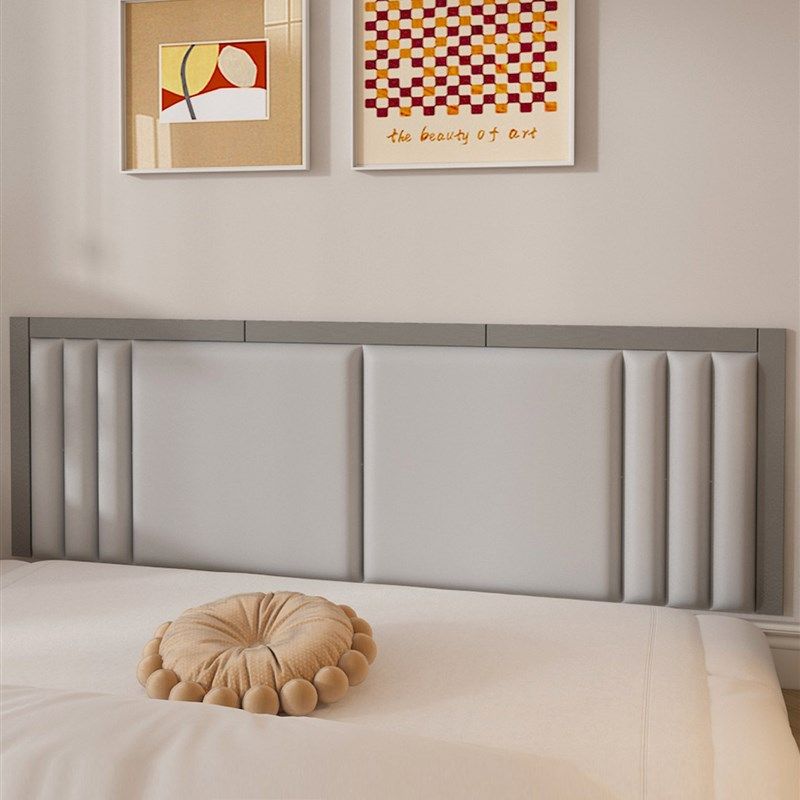 儿童房竖条小床头软包发现蓝防撞隔凉耐磨猫爪皮墙边床墙炕围,家居饰品,软装墙贴,淘宝优惠券,粉丝福利购,淘宝优惠卷