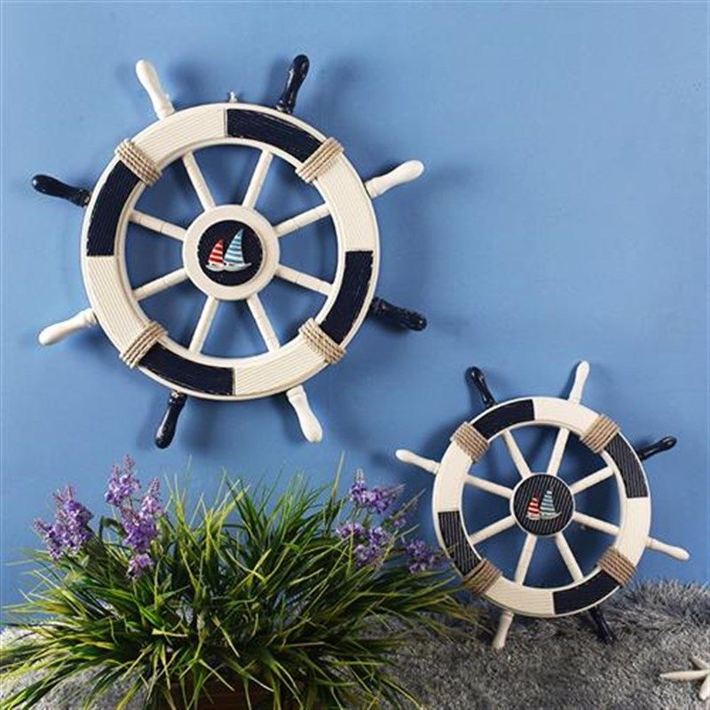 经典船舵装饰壁挂墙面装饰挂件男孩房儿童房房间装饰品客餐厅壁饰,家居饰品,壁饰,淘宝优惠券,粉丝福利购,淘宝优惠卷