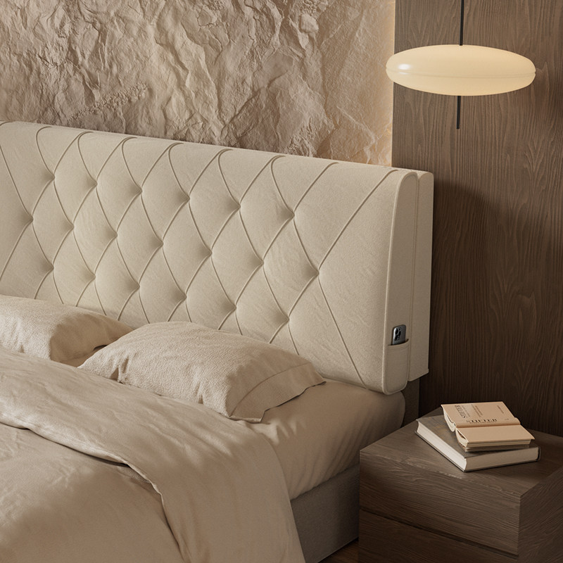 床头靠垫靠背软包床靠垫防撞靠背垫大靠J背自粘靠背海绵可拆洗床