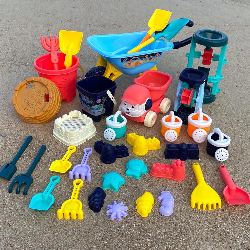 挖沙玩具儿童沙滩玩沙工具套装宝宝海边挖土铲子桶玩沙子室内沙池