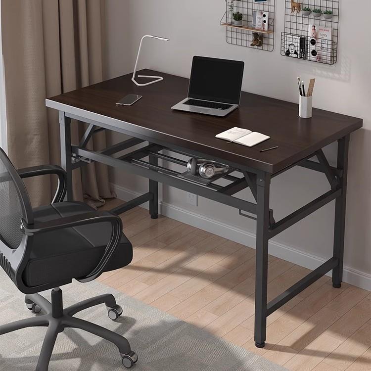 可折叠电脑桌台式书桌家用办公桌卧室小桌子简易学习写字桌长方形