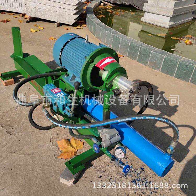 林业机械液压劈木机现货电动液压破柴器卧式25吨液压多瓣劈木机