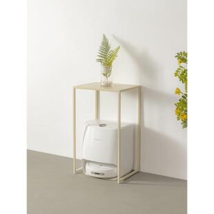 单层行李箱架子扫地机器人收纳柜置物架阳台高脚盆栽花架小夹缝桌