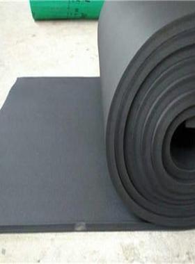 黑色带背胶橡塑板 吸音隔音橡塑海绵 阻燃橡塑保温板