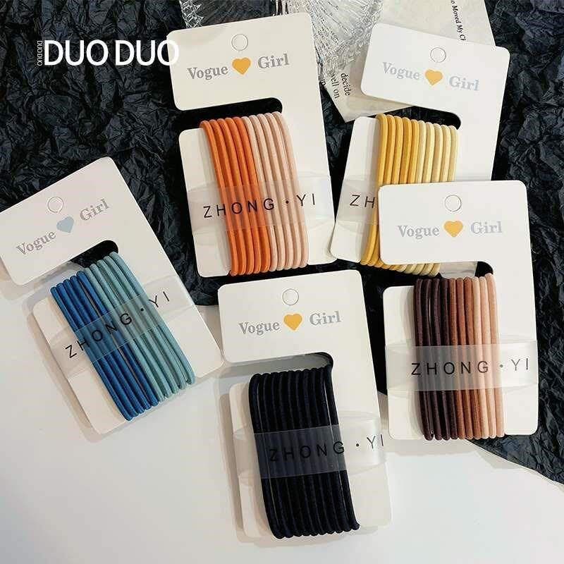 皮筋女扎头成人头发黑色发绳头耐用高饰弹力头绳橡皮筋马尾发新品