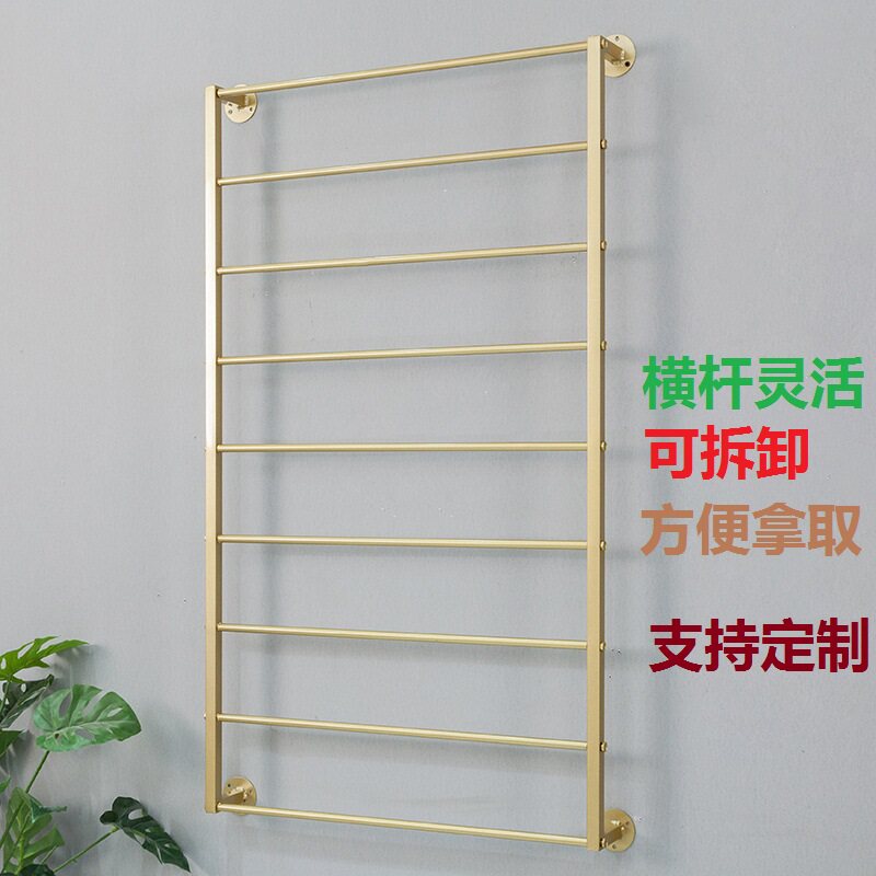 上墙壁挂式精品礼品店围巾架丝巾架包装纸架首饰货架展示架布料架