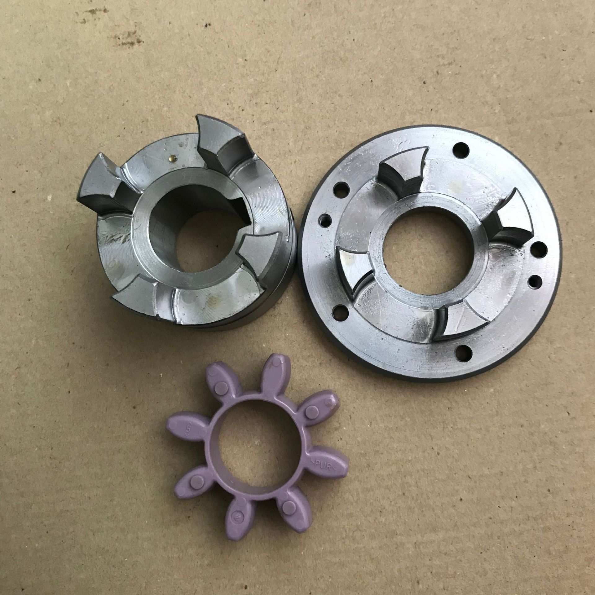 ROTEX GR55外径120减震缓冲垫子八角弹性体8瓣梅花圈内径60胶块