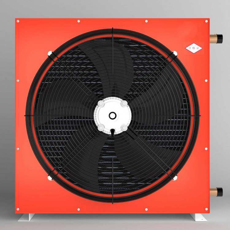 工业烘干大棚蒸汽暖风机 养殖场育雏电热风炉铜管热水循环热风机