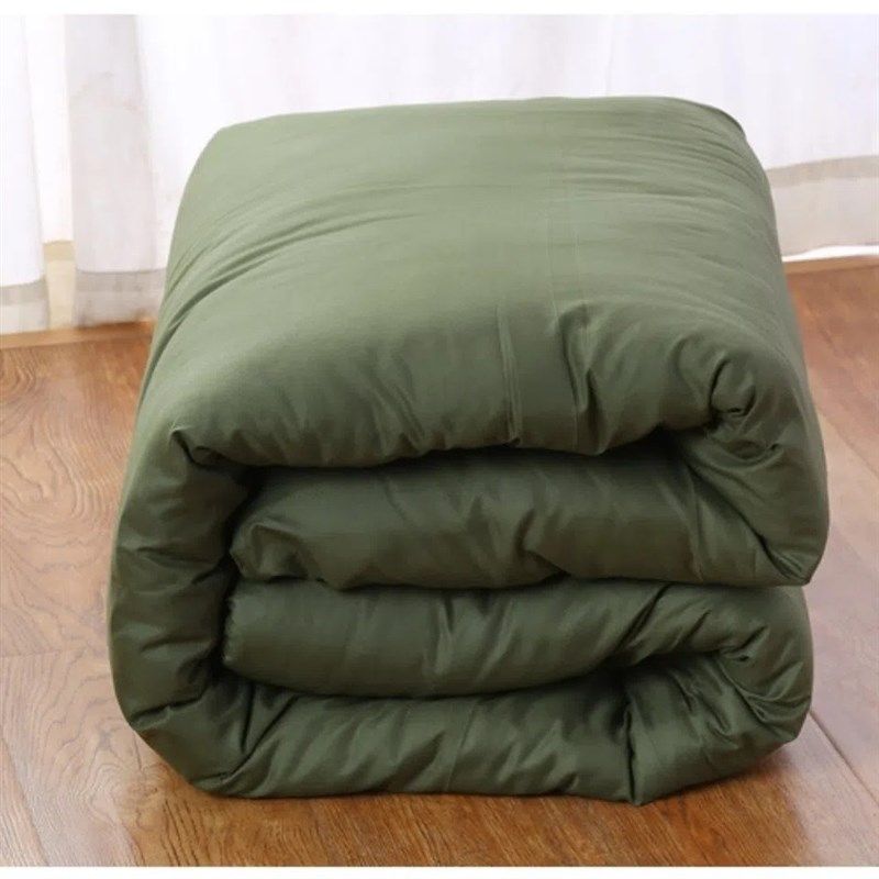 加厚冬季保暖军绿色棉花棉被冬被学生宿舍单人工地劳保被子垫被褥,床上用品,棉花被,淘宝优惠券,粉丝福利购,淘宝优惠卷