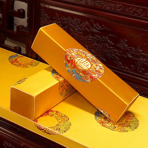 中式古典扶手枕沙发靠垫抱枕睡觉C夹腿长条抱枕办公室护腰靠枕手