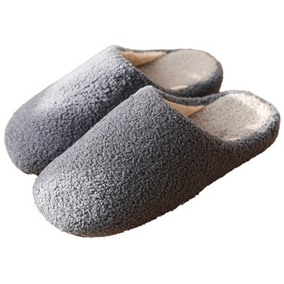 日式棉拖鞋男士冬季室内厚底高级感保暖家居情侣拖鞋女冬天居家用