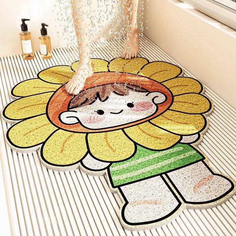 丝圈地垫浴室防滑垫家用厕所淋浴房防摔垫卫生间儿童洗澡镂空脚垫,居家布艺,家用脚垫,淘宝优惠券,粉丝福利购,淘宝优惠卷