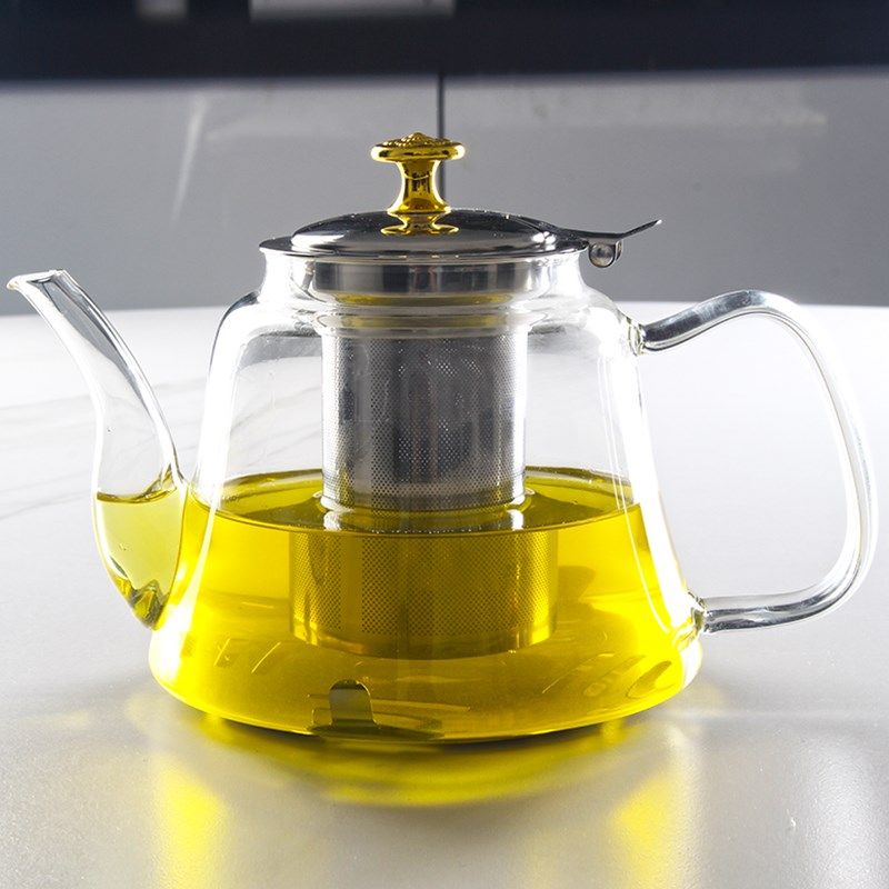 加厚耐热耐高温明火玻璃茶壶电磁炉不锈钢煮茶壶家W用办公花茶具