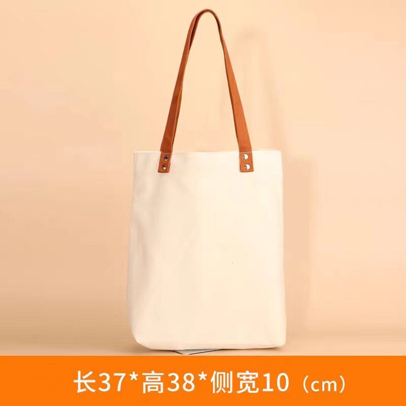 水洗帆布袋定制LOGO时尚简约大容量企业展会环保袋购物帆布包订制
