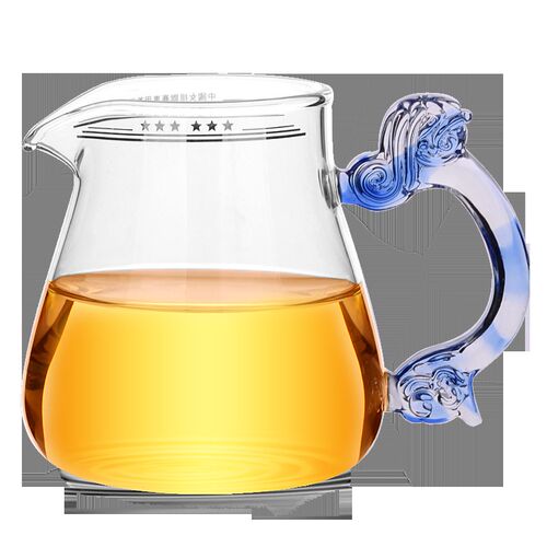 台湾76公道杯 带茶漏套装 家用加厚玻璃茶海分茶器茶叶过滤网茶具