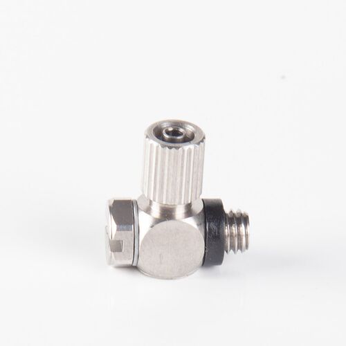 304不锈钢微型迷你快拧接头直角弯头PC/PL4/6-M3/M4/M5/M6气管
