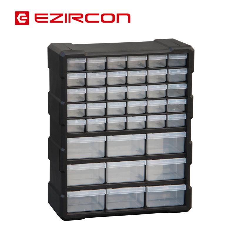 39抽塑料零件盒收纳盒积木螺丝元件零件收纳盒组合式分类收纳