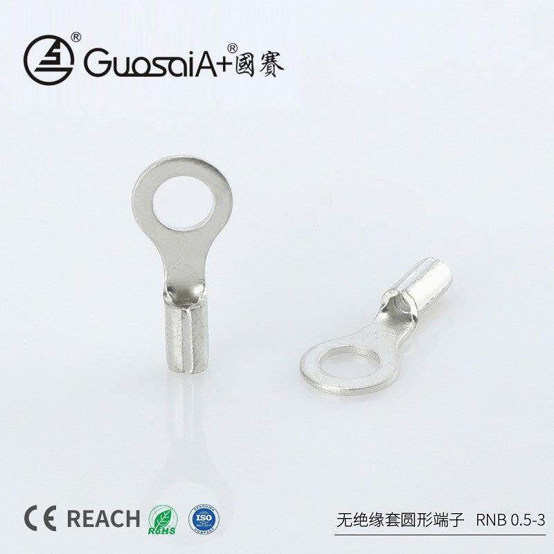 现货供应电力电缆RNB0.5-3无绝缘护套圆形端子冷压端子裸端头