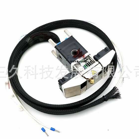 UM2+ 3D打印机Ultimaker2+挤出头加热块喷头套件带不锈钢风扇架