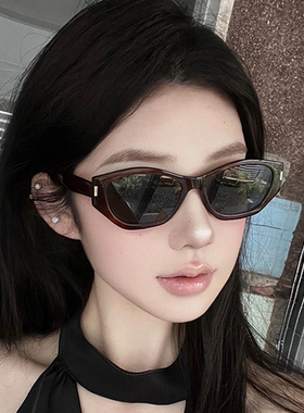 复古可可镜猫眼墨镜女