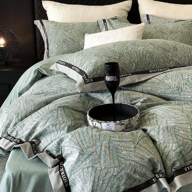 加厚全棉磨毛四件套纯棉秋冬床单被套保暖主卧室床上用品