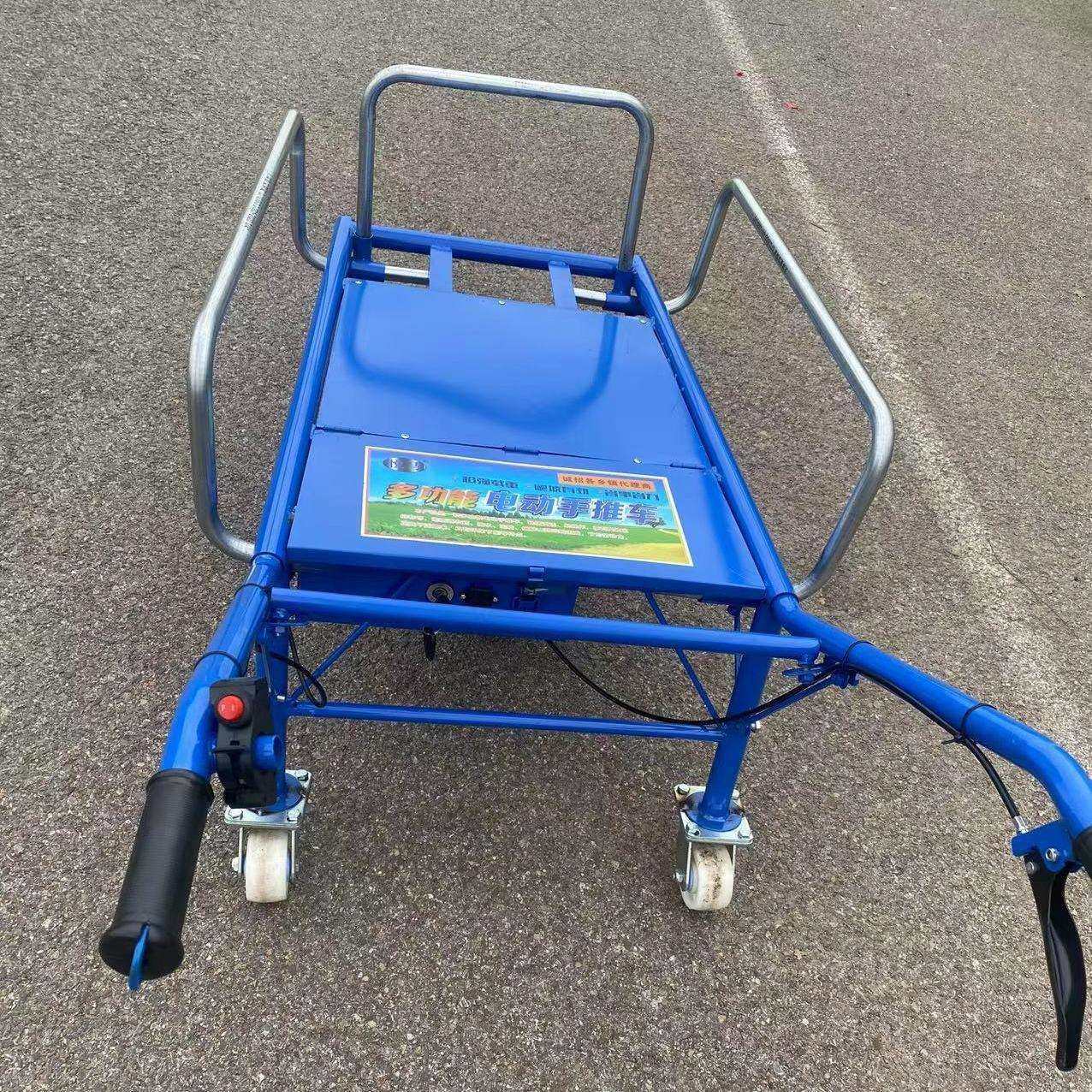 农用鸡公车爬坡手推小型电动果园运输独轮车单轮爬山虎汽油小推车