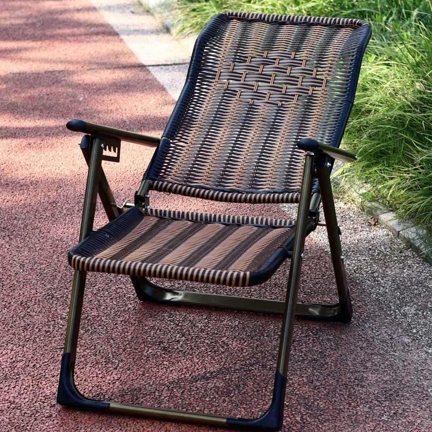 藤编躺椅折叠午休靠背椅家用单人藤椅阳台休闲老人阳台椅可躺透气,电子元器件市场,其它元器件,淘宝优惠券,粉丝福利购,淘宝优惠卷