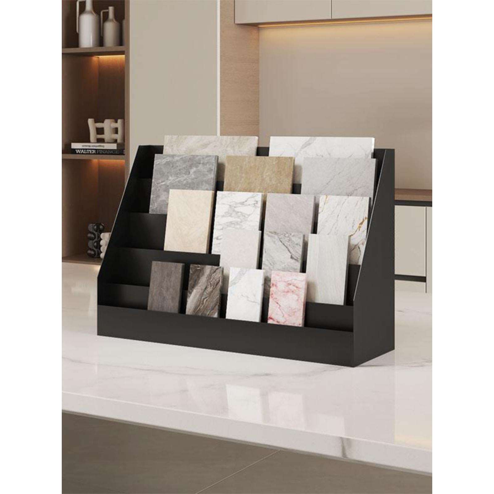 阶梯架色板展示架全屋色块架橱柜门板色样陈列架石材岩板