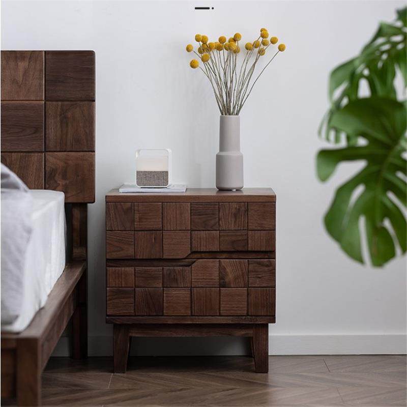 北欧轻奢黑胡桃实木原木床头柜卧室储物柜方块边柜现代简约,玩具/童车/益智/积木/模型,毛绒/玩偶/公仔/布艺类玩具,淘宝优惠券,粉丝福利购,淘宝优惠卷