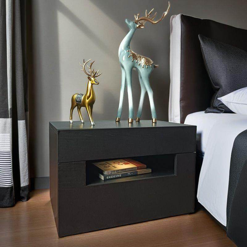 极简实木床头柜意式创意现代简约黑色床边柜大卧室储物柜高级收纳,玩具/童车/益智/积木/模型,毛绒/玩偶/公仔/布艺类玩具,淘宝优惠券,粉丝福利购,淘宝优惠卷