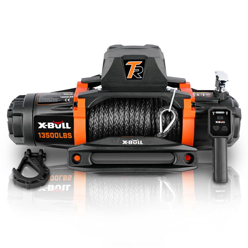 车用12V24V可携式车载越野自救援电动起重绞盘葫芦卷扬机小吊机拉