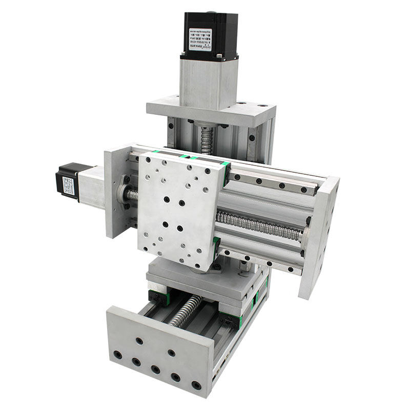 十字滑台模组XY两轴丝杆直线导轨电动机床升降重型往复自动化数控
