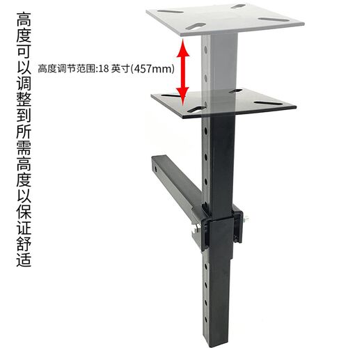 台虎钳车用挂接装置支架皮卡平口钳固定台Hitch Mount Vise Plate