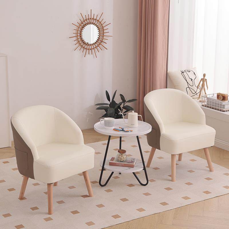 单人沙发椅客厅阳台卧室实木懒人沙发免洗科技布小户型沙发椅单人,电子元器件市场,其它元器件,淘宝优惠券,粉丝福利购,淘宝优惠卷