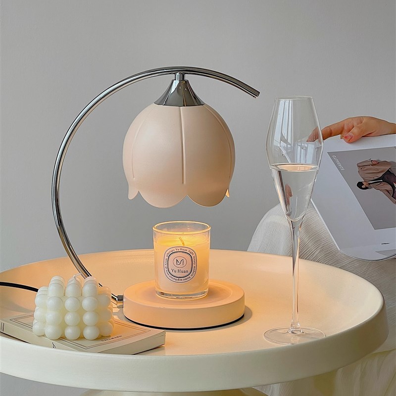 铃兰香薰灯融蜡灯融m烛灯卧室床头柜氛围装饰台灯送女生生日礼物