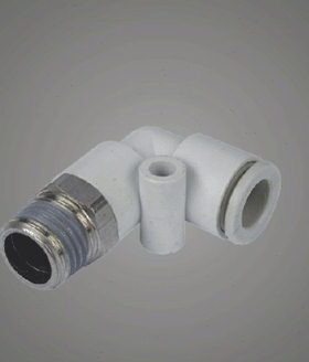 精品螺纹直角L-0螺纹L弯头6快速接头白色/AP/0型亚德客61616P-