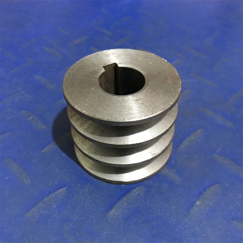 3槽A型皮带轮A3两面平面实心定B制高精度减速机改装电机三角皮带