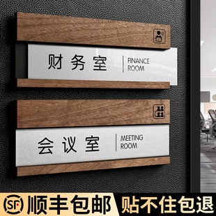 仓库标识牌储物室办公室门牌压克力可更换式 科室牌y公司总经理室