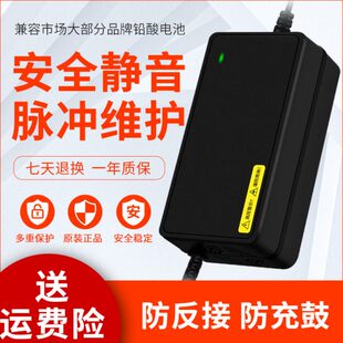 银洋电动车电瓶通用充电器36V12AH48V20AH60V30AH64V40AH72V50AH