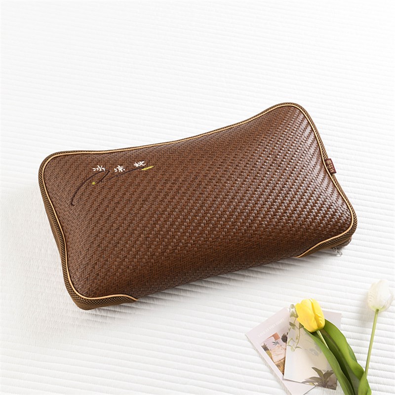 野山藤凉枕头g荞麦枕茶香枕夏季凉感立体藤枕冰凉枕夏凉枕记忆枕