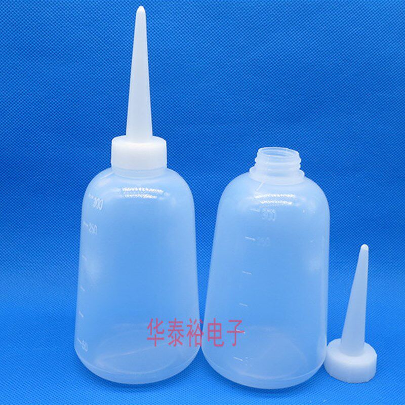 包邮加厚300ml点胶壶点胶塑料瓶尖嘴瓶滴剂瓶挤滴瓶小油壶酒精瓶