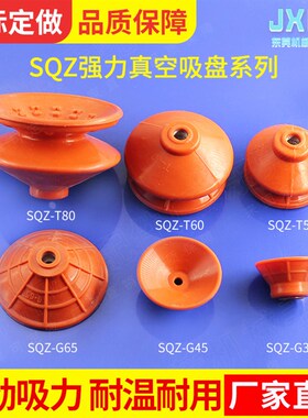 机械手配件SQZ强力真空吸盘 T20 G55瓶胚专用大吸力吸嘴 堵孔吸盘